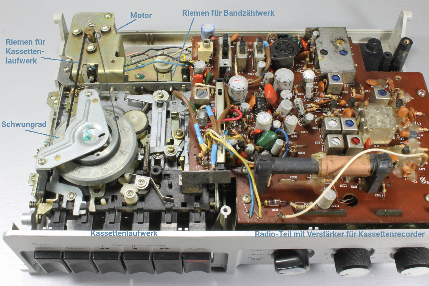 Innenleben SABA Radiorecorder Innenleben SABA Radiorecorder