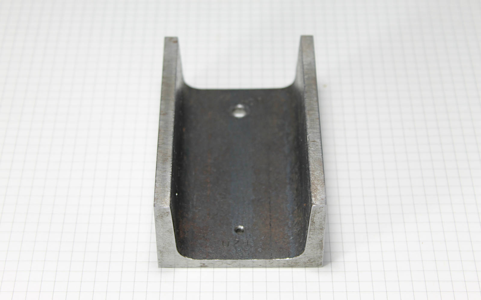 U-Stahl rohe Seite