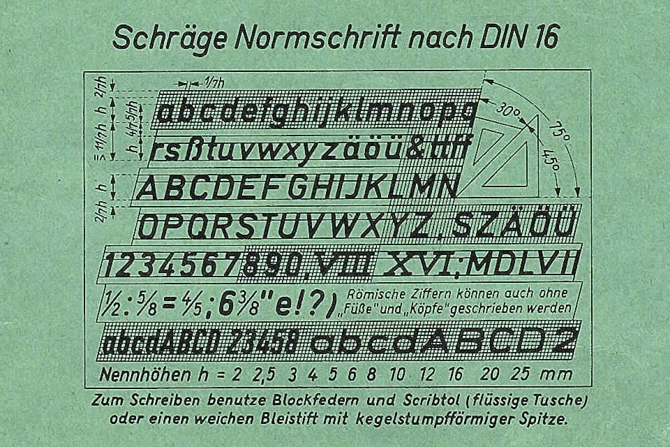 Berichtsheft, Normschrift Berichtsheft, Normschrift