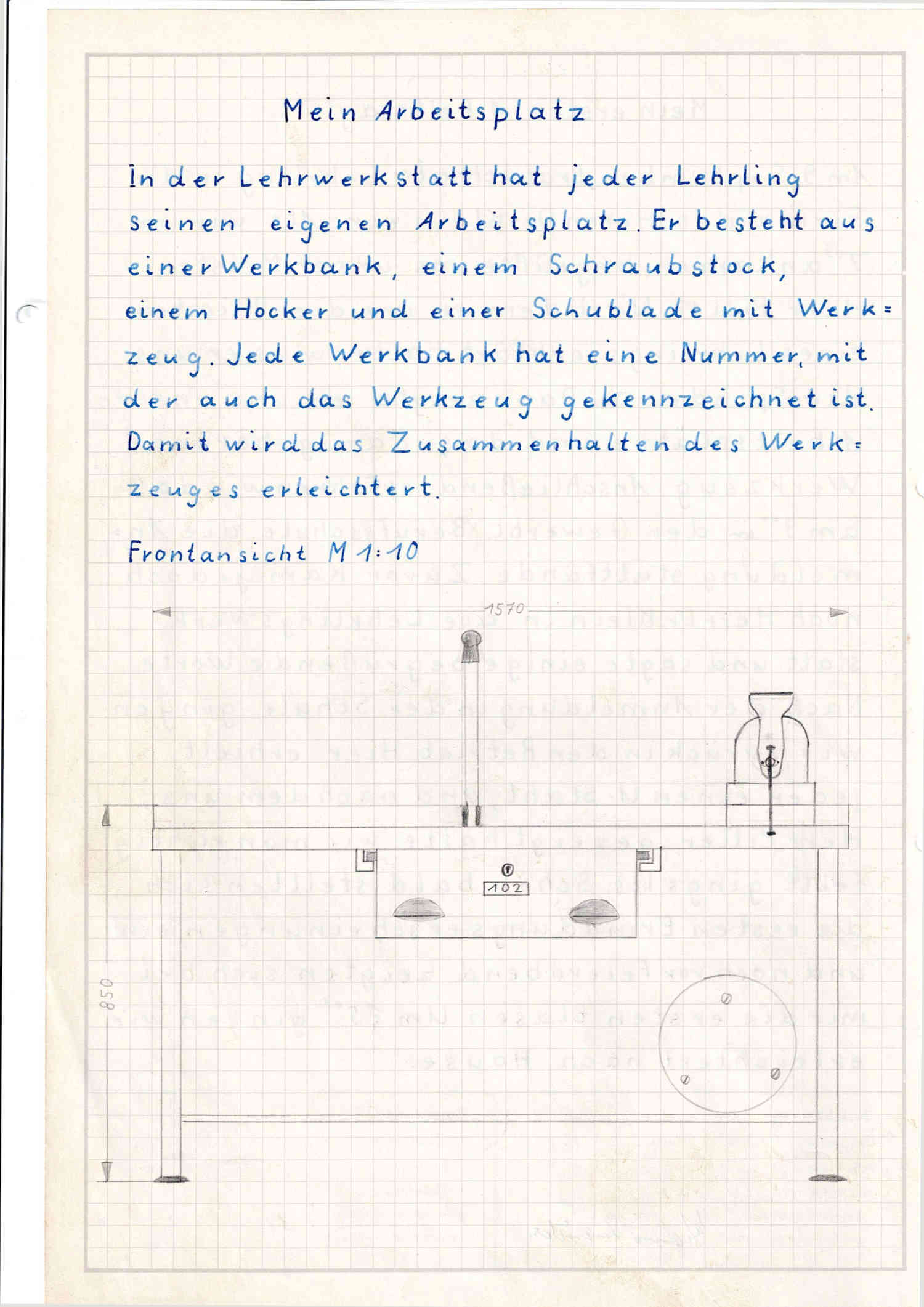 Berichtsheft Heinz Mauder